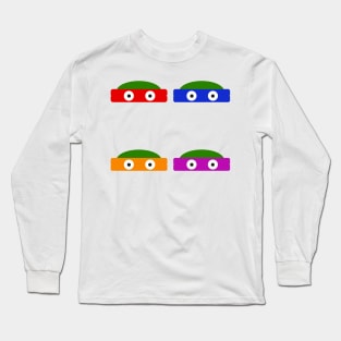 Raphael, Leonardo, Michaelangelo, Donatello Long Sleeve T-Shirt